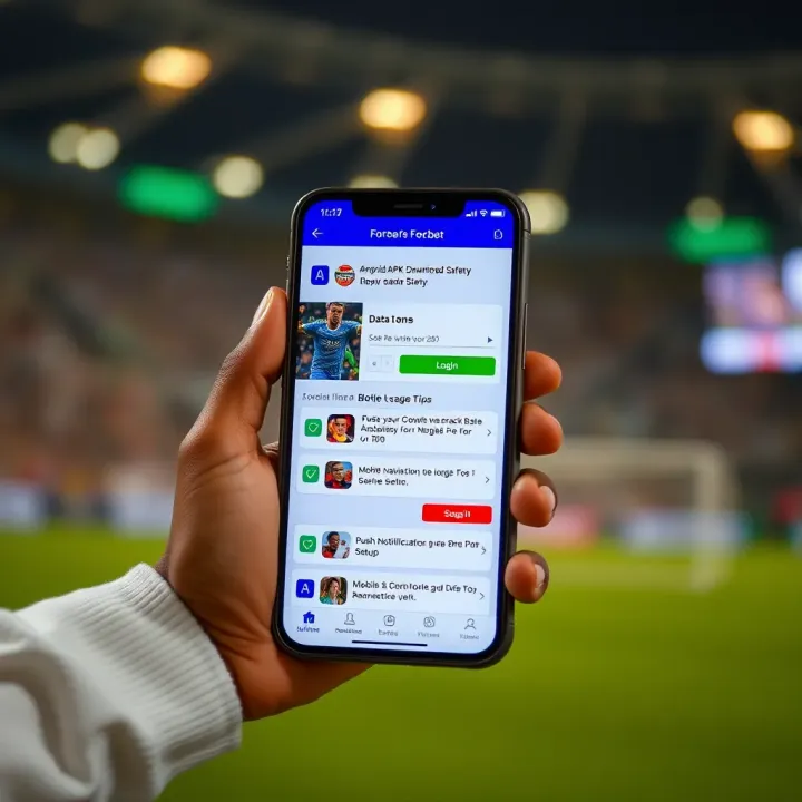 Forebet app navigation screen highlighting easy access to Nigeria-focused football betting insights