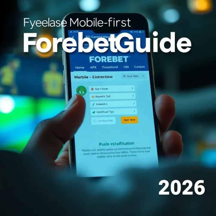 User navigating football betting options and live updates within the Forebet Android app