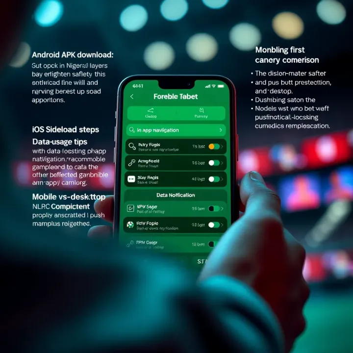 Secure mobile betting transaction on Forebet app with Nigerian currency symbols