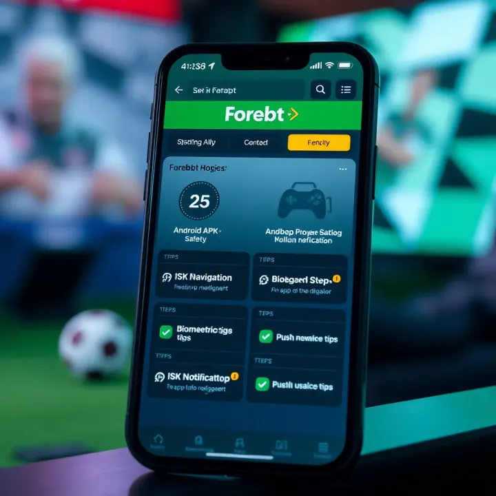Screenshot of Forebet Bet app interface showcasing sports betting options in Nigeria
