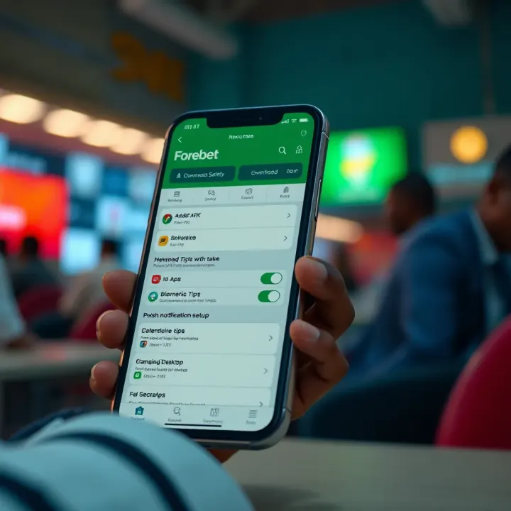User interface showcasing Forebet Bet registration form with Nigerian currency options