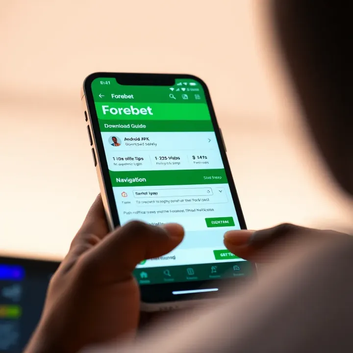 Illustration showing football betting predictions on Forebet platform with Nigerian flag