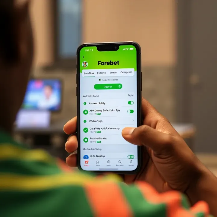 Older mobile phone model showcasing Forebet mobile compatibility and smooth performance