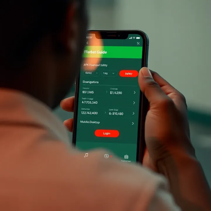 Mobile phone displaying Forebet application interface for betting services