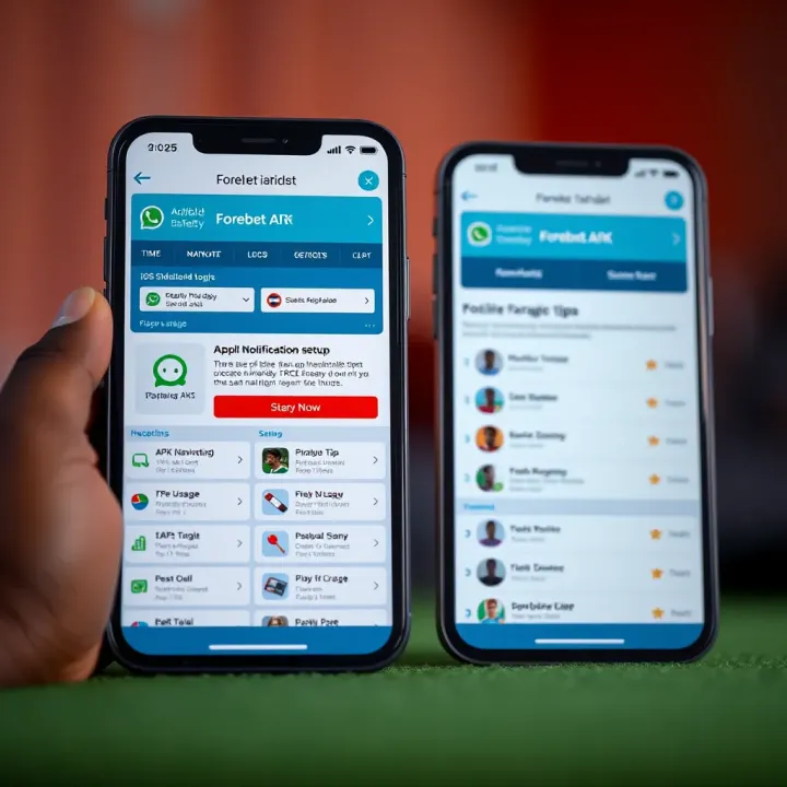 Mobile phone screen showing Forebet Shop login interface with username and password fields