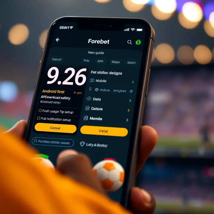 User logging into Forebet sports betting platform on a smartphone with Nigerian flag background