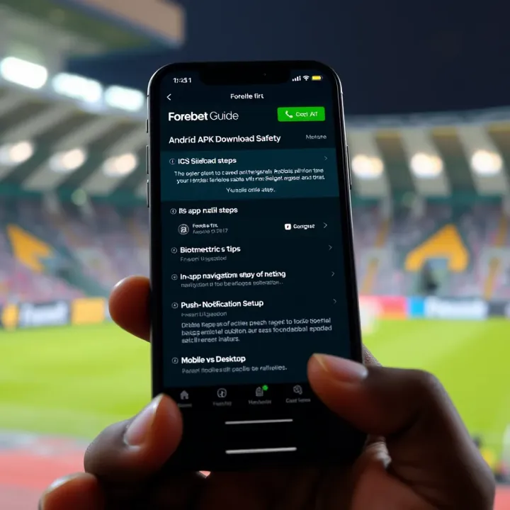 User navigating the Forebet platform on a digital device showing the sign up interface