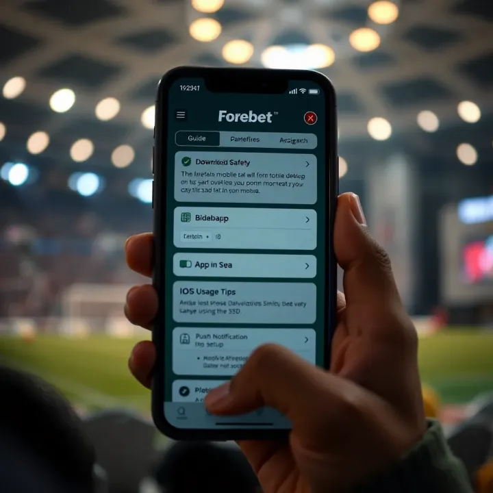 Secure login screen displaying password entry on Forebet platform