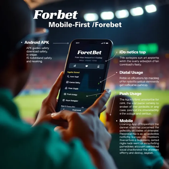 Mobile device displaying Mlite Forebet registration interface with Nigerian flag background