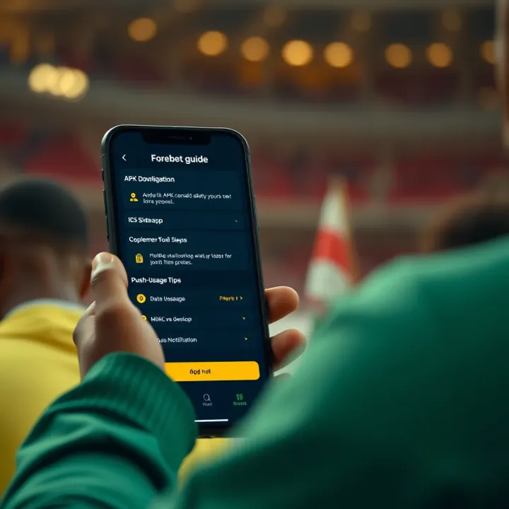 Secure download icon symbolizing safe installation of Forebet APK for football betting in Nigeria
