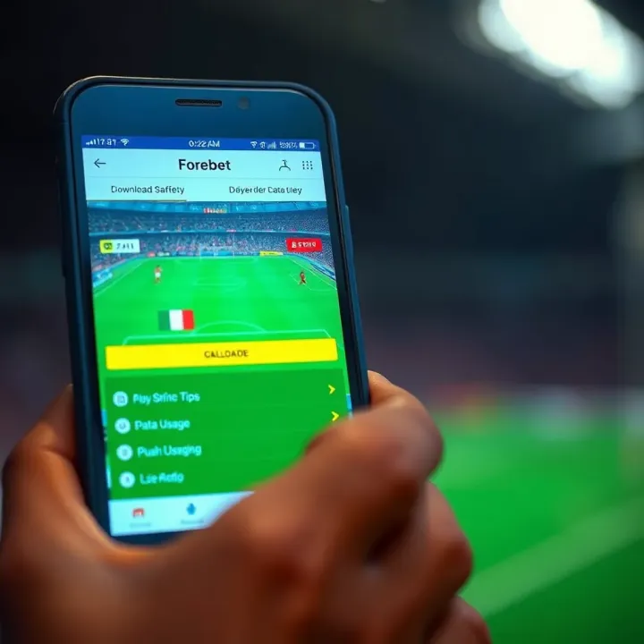 Dashboard showing forecasted football match outcomes with probability indicators