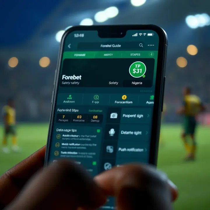 Illustration showing various Forebet promo and bonus codes displayed on smartphone screen with Nigerian currency symbols